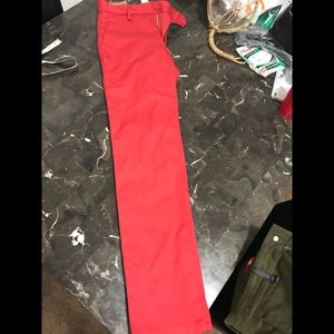 Levi Strauss Red slim straight trousers 30 x 32